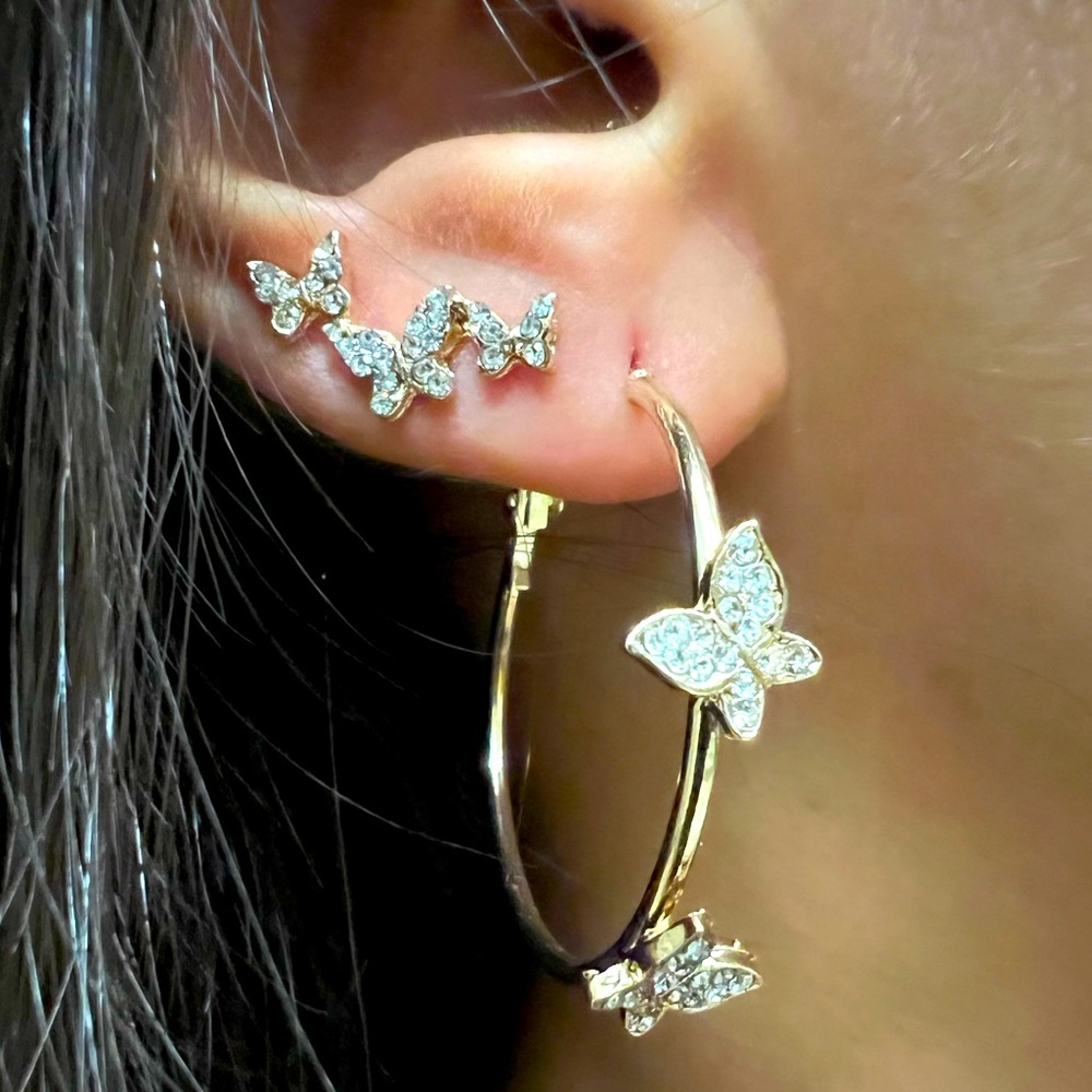 All of Them Butterfly Earrings
